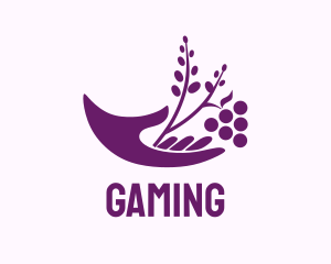 Plant - Hand Grape Plant logo design
