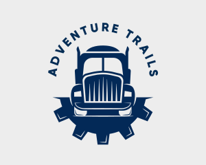 Cargo Gear Transport Truck logo design