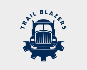 Cargo Gear Transport Truck logo design