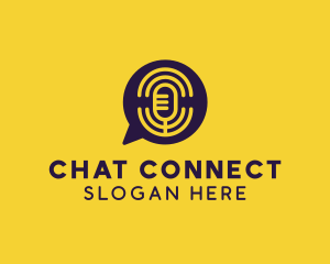 Chat - Chat Music Podcast logo design