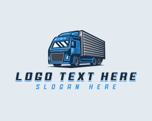 Truck Logistics Vehicle Logo