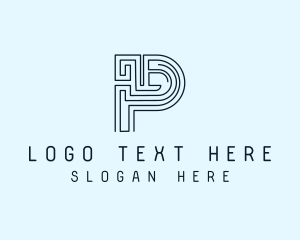 Application - Digital Maze Programming logo design
