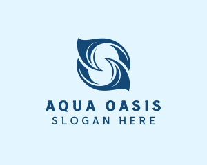 Pool - Fluid Aqua Whirlpool logo design