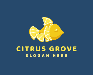 Citrus - Citrus Lemon Fish logo design