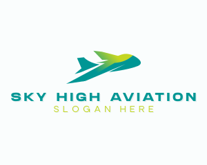 Aviation - Plane Logistics Aviation logo design