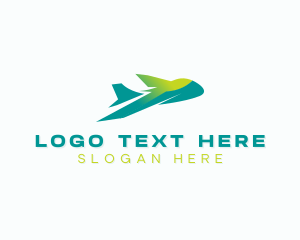 Forwarding - Plane Logistics Aviation logo design