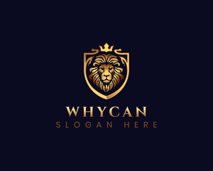 Kingdom - Lion Crest Luxury logo design