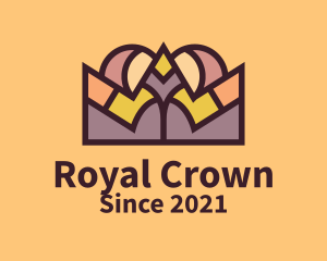 Majesty - Colorful King Crown logo design