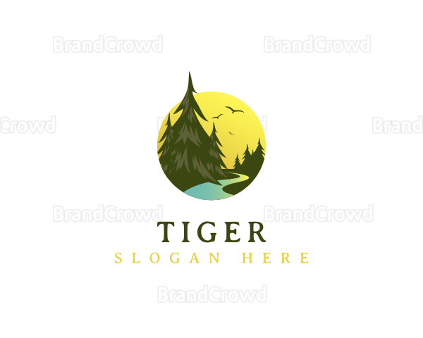 Pine Tree River Logo