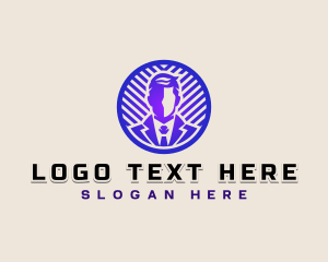 Suit - Professional Man Suit logo design