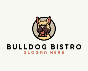 Bulldog Pet Puppy Shelter logo design