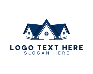 Roof - Home Property Realtor logo design