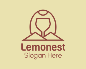 Wine Glass Mountain  Logo