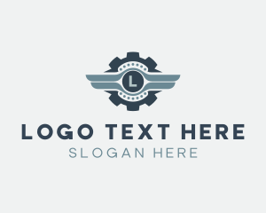 Cog Wheel - Industrial Mechanic Gear logo design