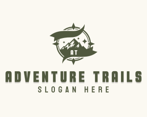 Nature Mountain Hiking logo design