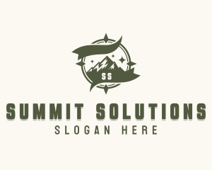 Nature Mountain Hiking logo design