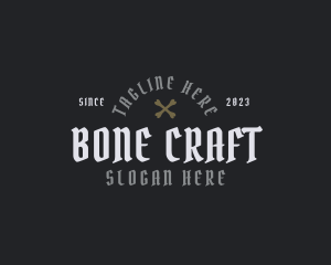 Bones - Gothic Business Brand logo design