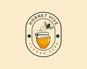 Hornet - Sweet Honey Bee logo design