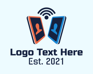 Digital - Mobile WiFi Telecommunication logo design