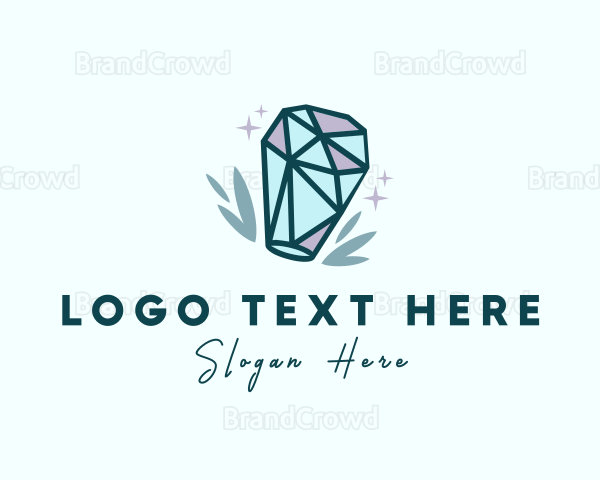 Precious Crystal Stone Logo