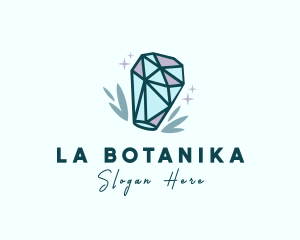 Precious Crystal Stone Logo