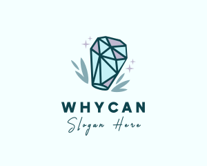 Precious Crystal Stone Logo