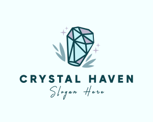 Precious Crystal Stone logo design