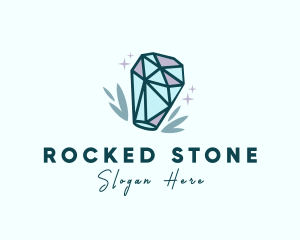 Precious Crystal Stone logo design