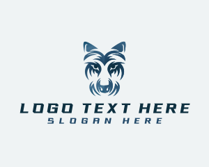 Alaskan Malamute - Wolf Hound Gaming logo design