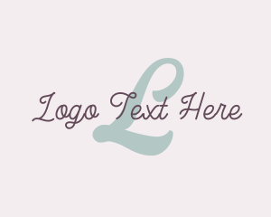 Lettermark - Elegant Feminine Brand logo design
