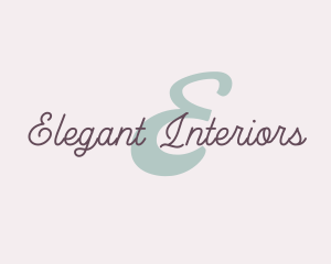 Elegant Feminine Brand logo design