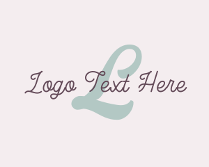 Elegant Feminine Brand Logo