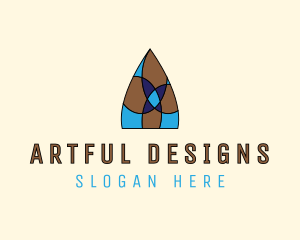 Stained Glass Window logo design