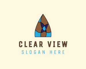 Stained Glass Window logo design