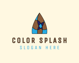 Stained Glass Window logo design