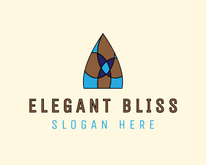 Basilica - Stained Glass Window logo design