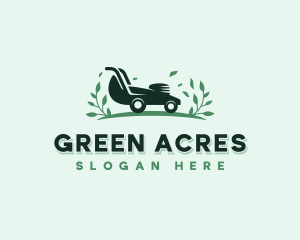 Mowing - Grass Cutting Mowing logo design