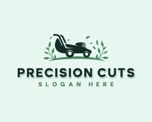 Grass Cutting Mowing logo design