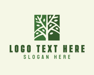 Maple Tree - Nature Tree Garden logo design