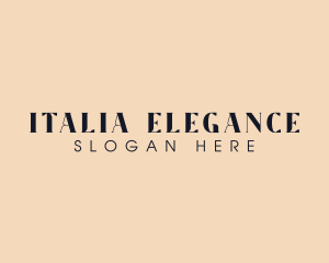 Generic Elegant Wordmark  logo design