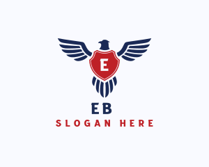 United States - Eagle Wing Shield logo design