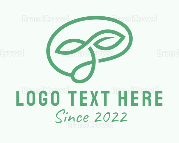 Seedling Herb Gardening Logo