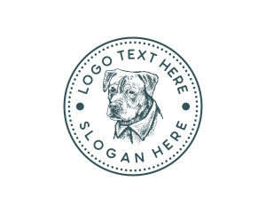 Veterinarian - Rottweiler Dog Breeder logo design