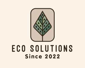 Ecology - Landscaping Forest Tree logo design