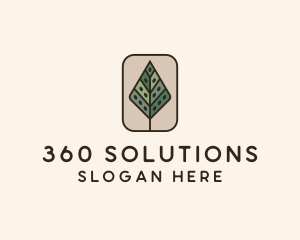 Landscaping Forest Tree logo design