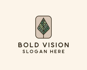 Landscaping Forest Tree logo design