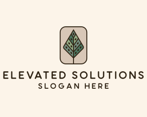 Landscaping Forest Tree logo design