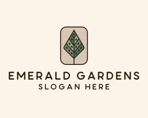 Landscaping Forest Tree logo design