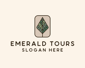 Landscaping Forest Tree logo design