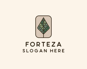 Landscaping Forest Tree logo design